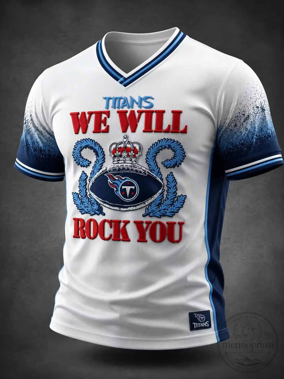 Tennessee Titans We Will Rock You Football Team Jersey 1 Tennessee Titans We Will Rock You Football Team Jersey