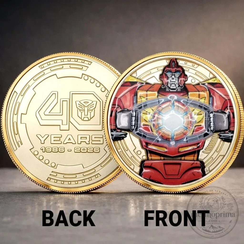 Transformers Rodimus Prime 40 Years Commemorative Fan Collectible Coin 5 Transformers Rodimus Prime 40 Years Commemorative Fan Collectible Coin