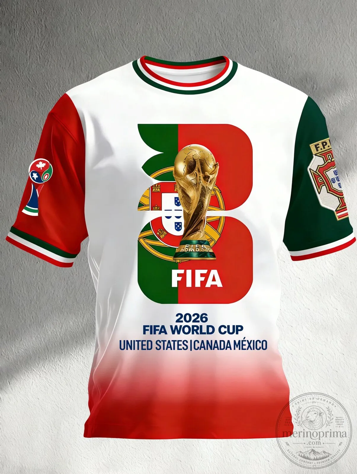 Portugal FC Match 2026 FIFA World Cup United States Canada Mexico Football Jersey