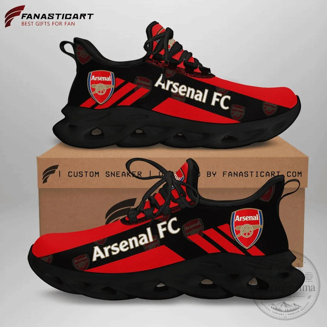 Arsenal Football Club Custom Sneakers 1 Arsenal Football Club Custom Sneakers