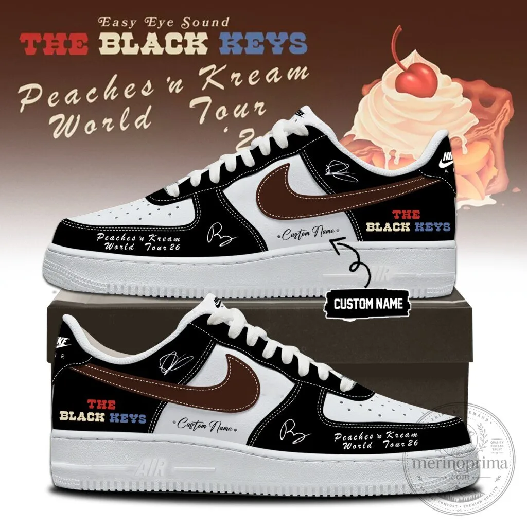 The Black Keys Peaches and Kream World Tour 2026 Custom Sneakers