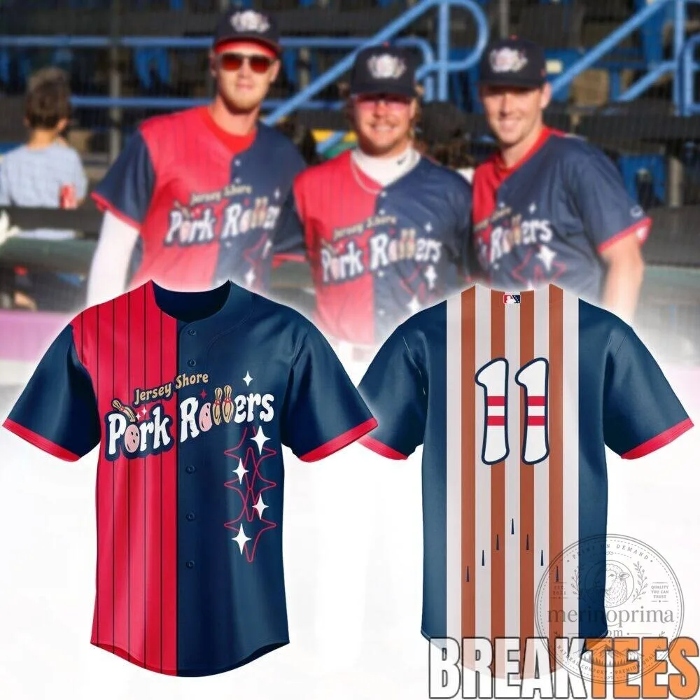 Jersey Shore Pork Rollers Baseball Jersey Special Edition