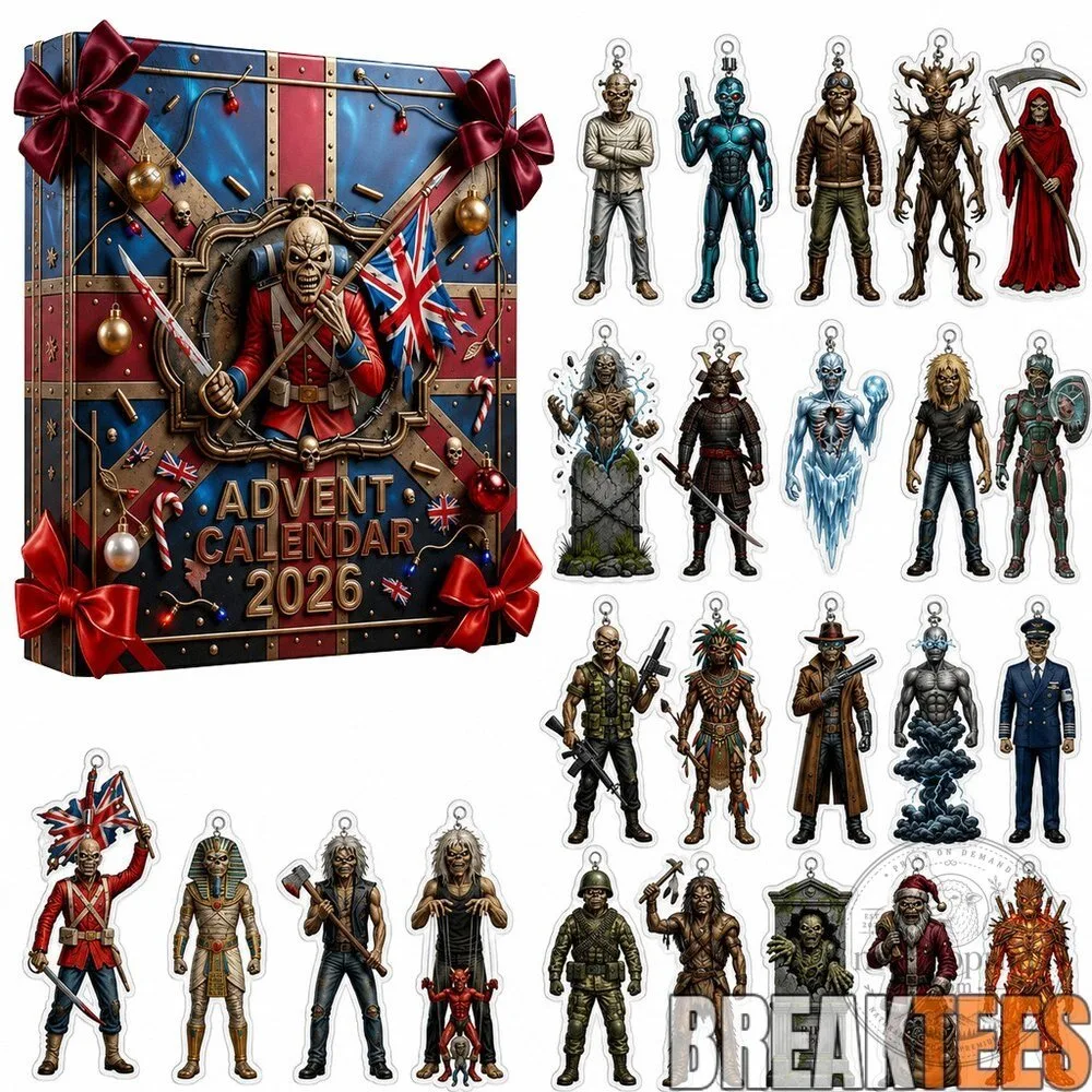 Iron Maiden Eddie The Trooper 2026 Christmas Holiday Advent Calendar
