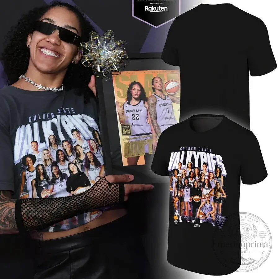Limited Edition SLAM Cover Golden State Valkyries Shirt