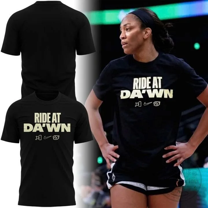 Las Vegas Aces A'ja Wilson Ride At Dawn Basketball T-Shirt
