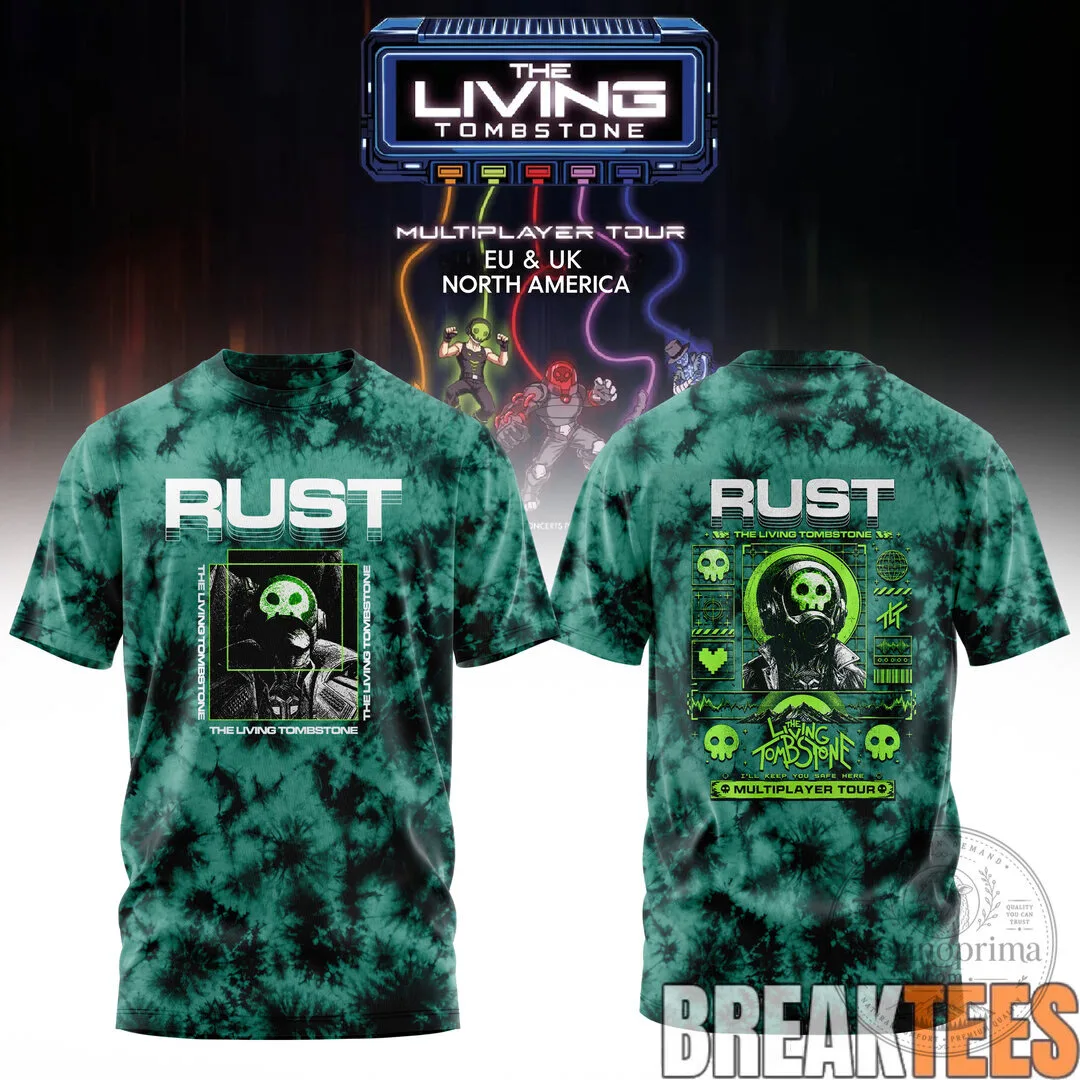 The Living Tombstone Multiplayer Tour 2026 Black Graphic T-Shirt 14 The Living Tombstone Multiplayer Tour 2026 Black Graphic T-Shirt