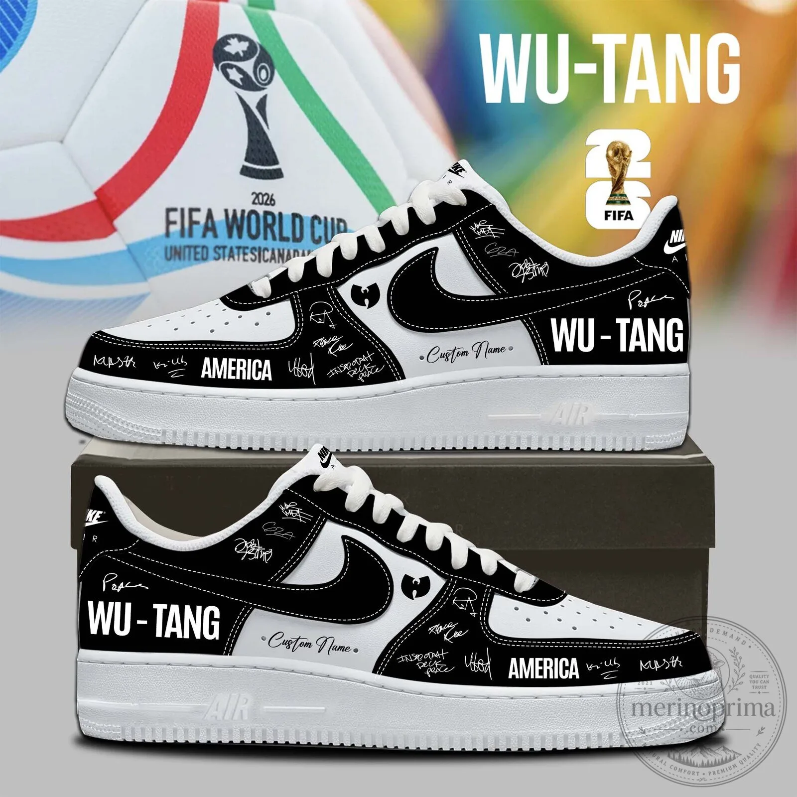,,Wu-Tang Clan X World Cup 2026 Global Pride USA Soccer Limited Signature – Shoes 1-5