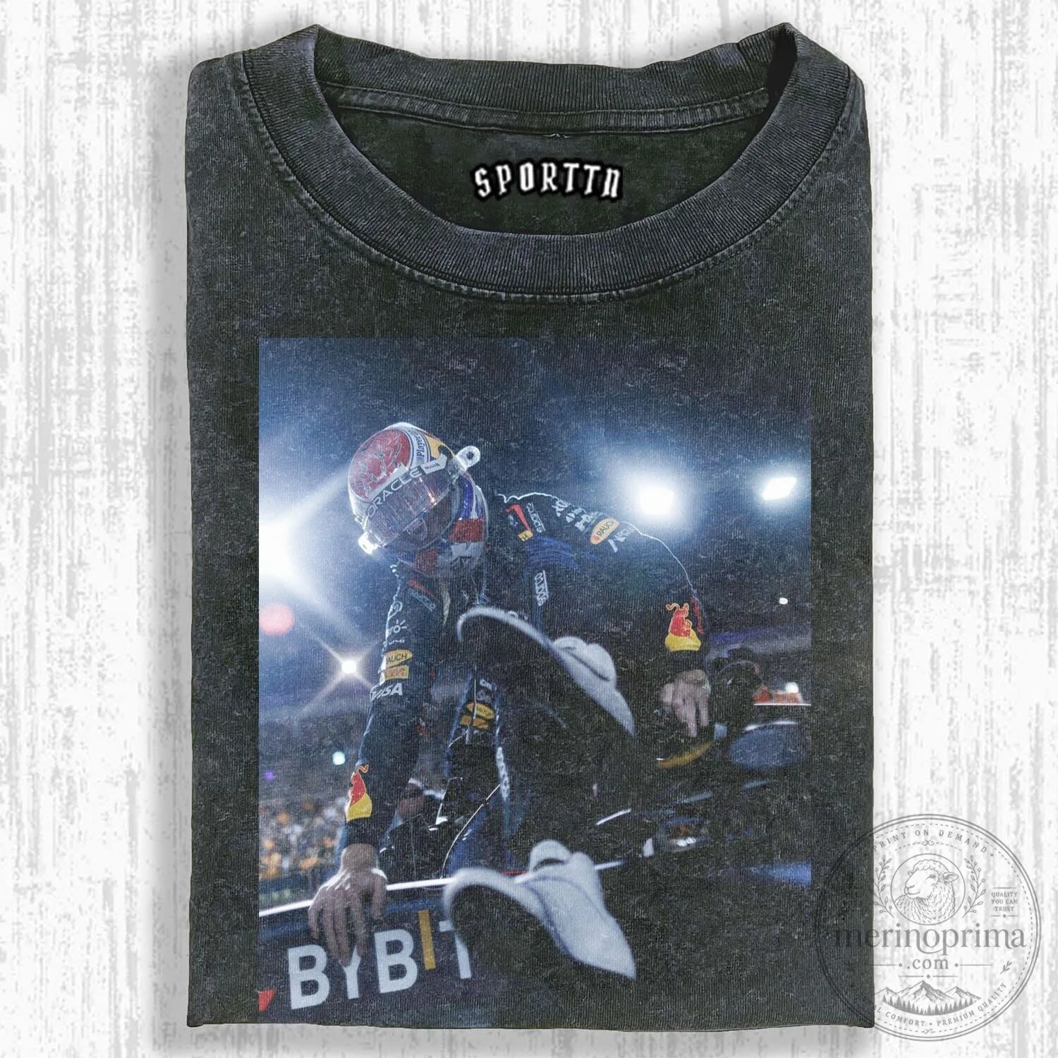 Max Verstappen F1 Racing Champion Graphic Print T-Shirt for Men