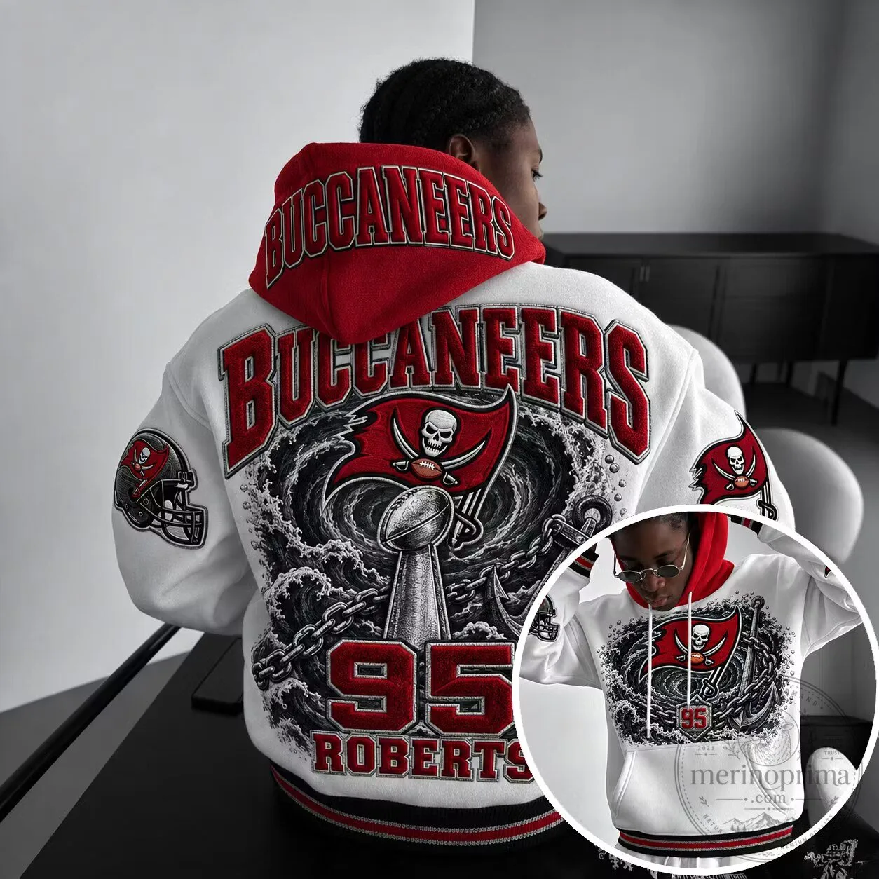 Hoodie for Tampa Bay Buccaneers Super Bowl Champion Football Team