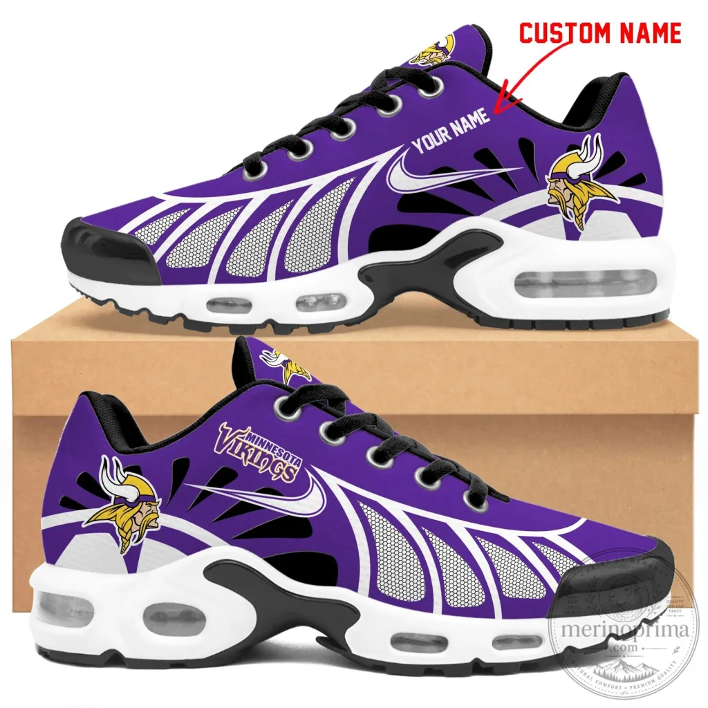 Minnesota Vikings Personalized Air Max Style Running Shoes Minnesota Vikings Personalized Air Max Style Running Shoes