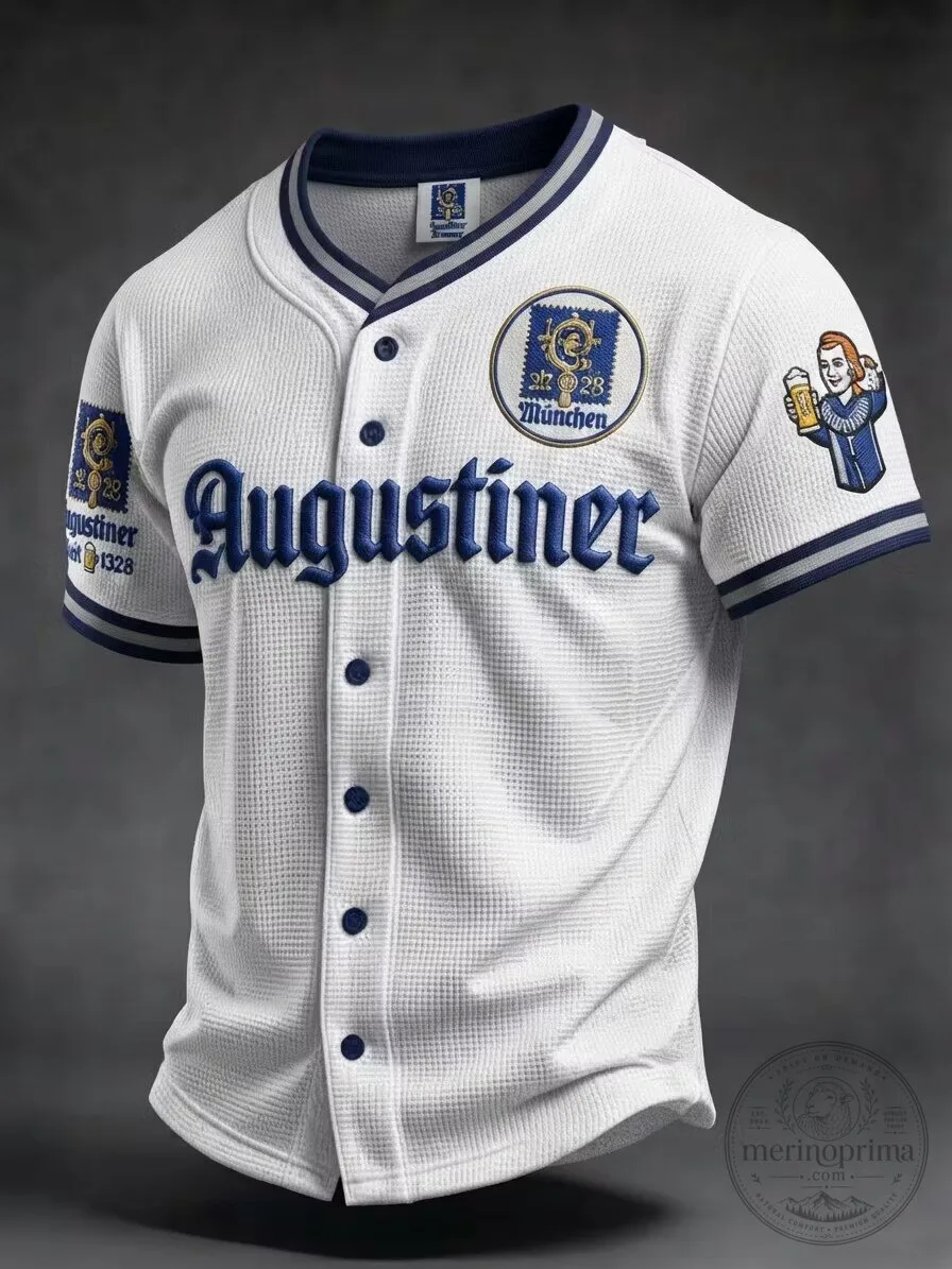 Augustiner Oktoberfest German Beer Baseball Jersey 2 Augustiner Oktoberfest German Beer Baseball Jersey