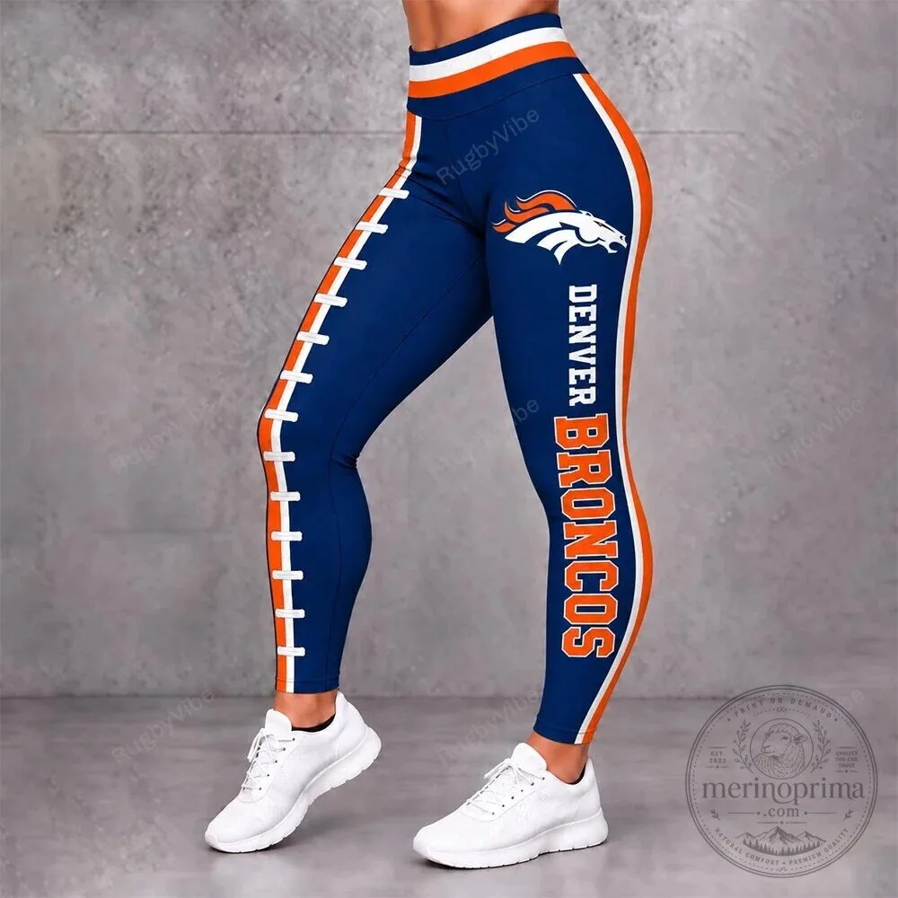 Denver Broncos Football Team Fan Gear Women's Sportswear Leggings