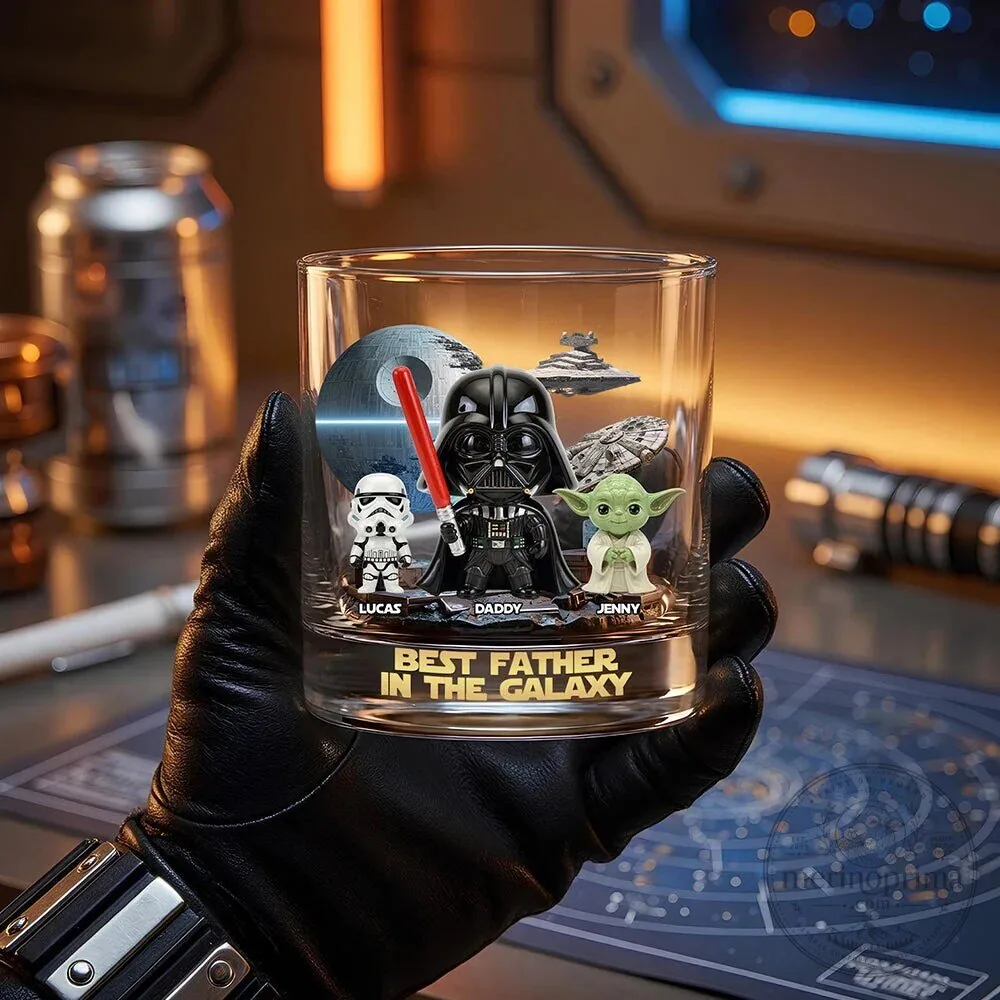 Star Wars Darth Vader Best Father In The Galaxy Personalized Drinking Glass