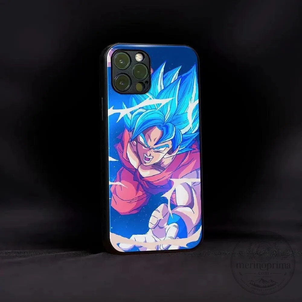 Dragon Ball Super Saiyan Blue Goku Power Phone Case