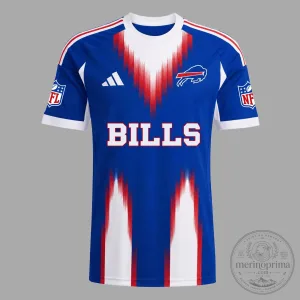 Buffalo Bills National Football League Blue and White Athletic Football Jersey