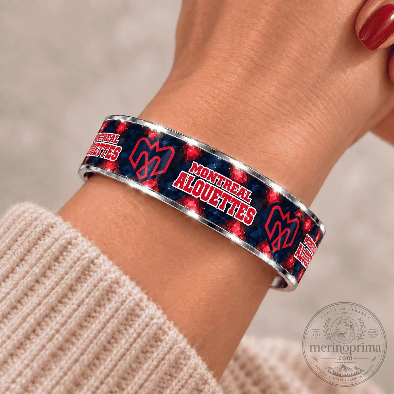 Montreal Alouettes Football Team Fan Bracelet for Women