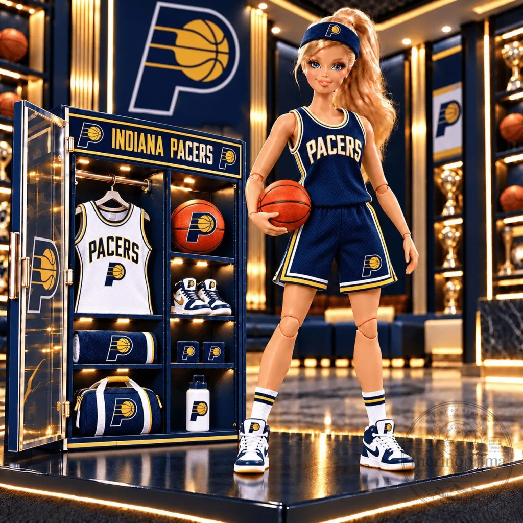 Indiana Pacers Barbie Signature Basketball Doll with Accessories Indiana Pacers Barbie Signature Basketball Doll with Accessories