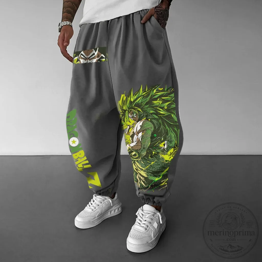 Dragon Ball Z Broly Super Saiyan Legendary Anime Streetwear Jogger Pants Dragon Ball Z Broly Super Saiyan Legendary Anime Streetwear Jogger Pants