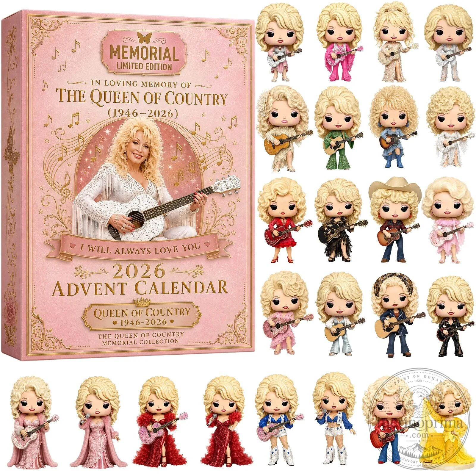 Dolly Parton Queen of Country Music Memorial Advent Calendar 2D 2 Dolly Parton Queen of Country Music Memorial Advent Calendar