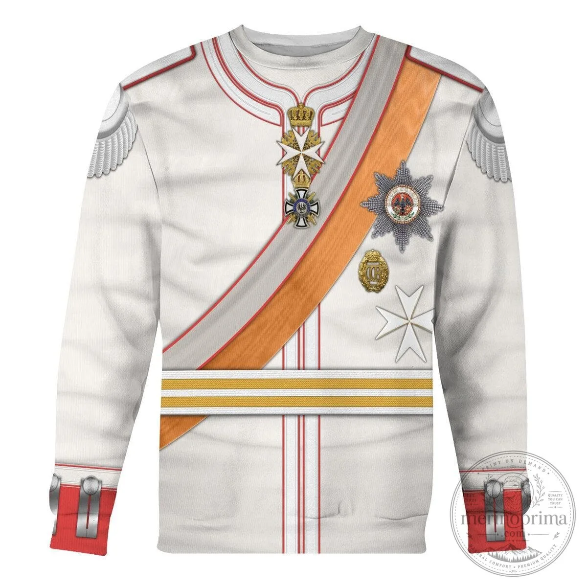 Kaiser Wilhelm II Imperial German Uniform Hoodie 20 Kaiser Wilhelm II Imperial German Uniform Hoodie