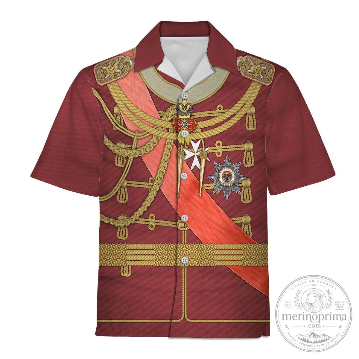 Historical Cosplay Set: Hoodie and Pants Inspired by Kaiser Wilhelm II's Imperial German Uniform 25 Historical Cosplay Set: Hoodie and Pants Inspired by Kaiser Wilhelm II