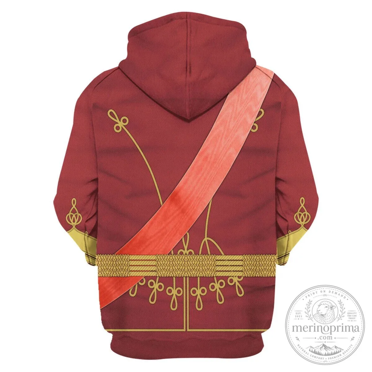 Historical Cosplay Set: Hoodie and Pants Inspired by Kaiser Wilhelm II's Imperial German Uniform 28 Historical Cosplay Set: Hoodie and Pants Inspired by Kaiser Wilhelm II