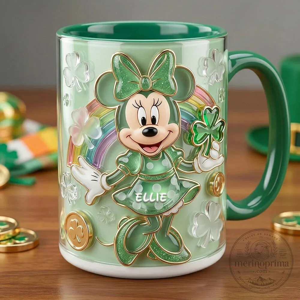 Donald Duck Saint Patrick's Day Lucky Rainbow Clover Mug 10 Donald Duck Saint Patrick