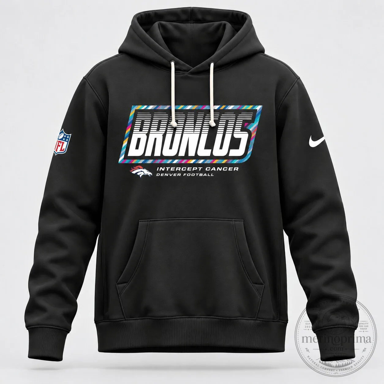 Denver Broncos Intercept Cancer Crucial Catch Hoodie