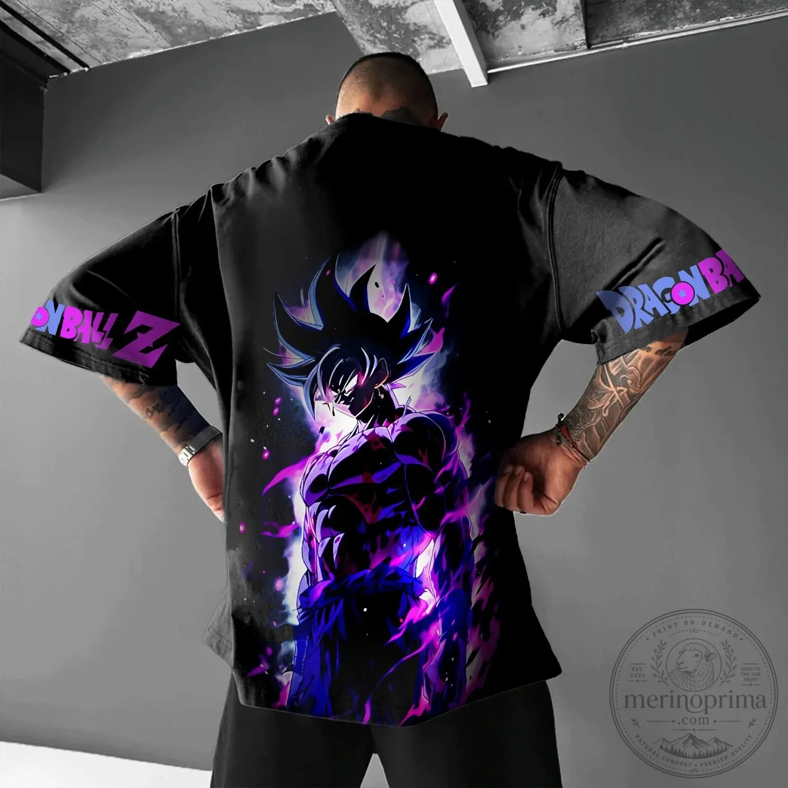 Dragon Ball Z Goku Ultra Instinct Super Saiyan Black T-Shirt
