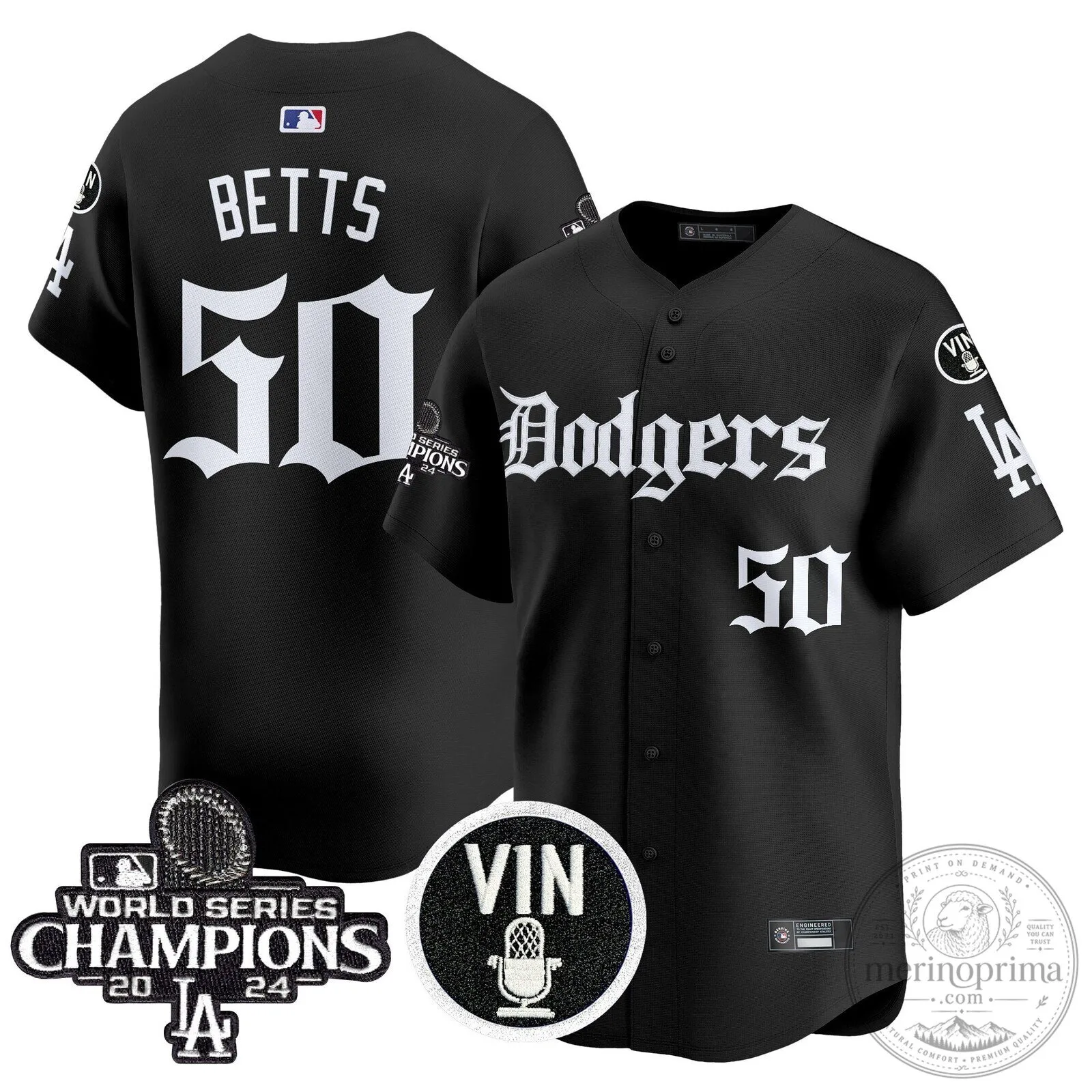 Dodgers Clayton Kershaw Number 22 Black World Series Champions Baseball Jersey 49 Dodgers Clayton Kershaw Number 22 Black World Series Champions Baseball Jersey