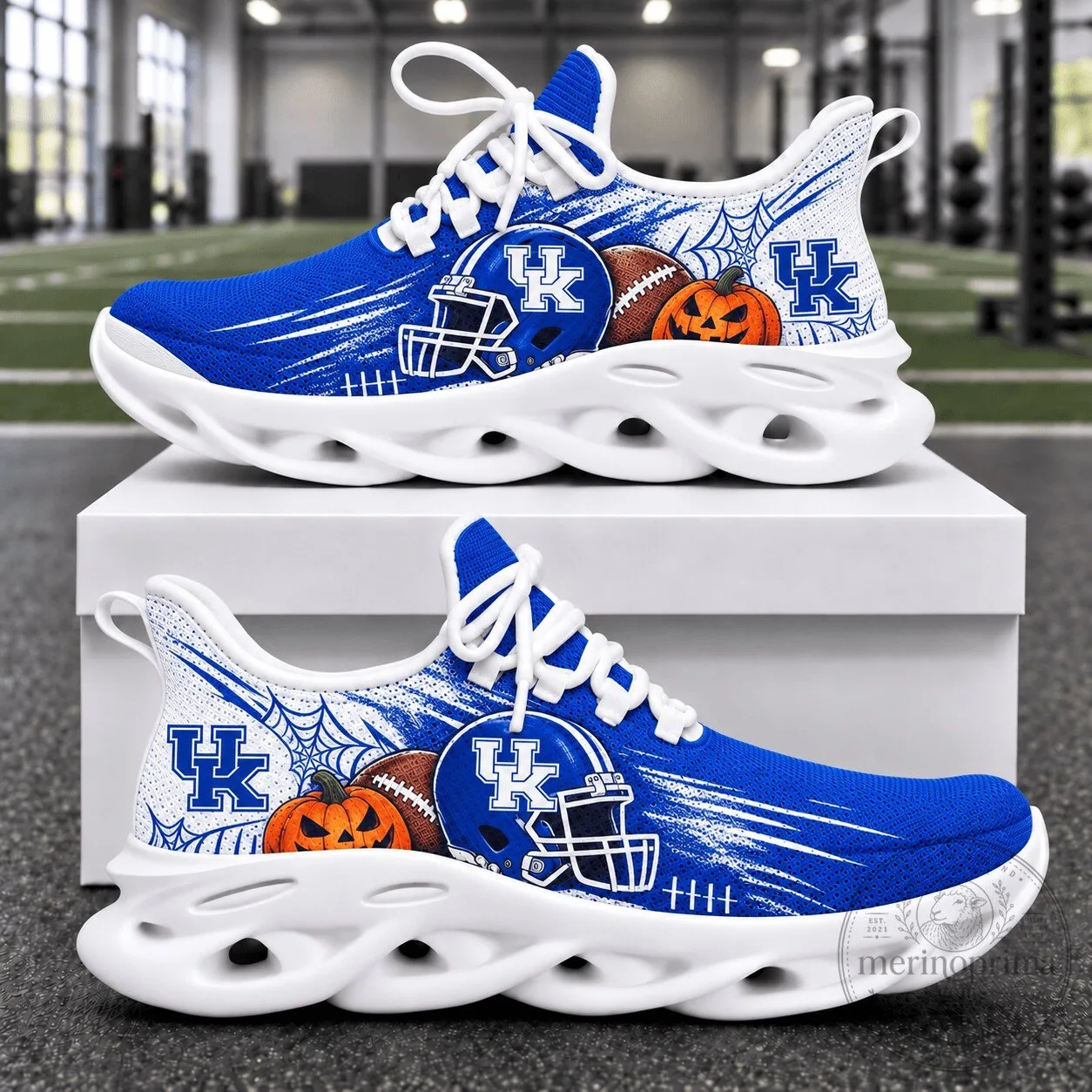 Kentucky Wildcats Football Halloween Chunky Sneakers