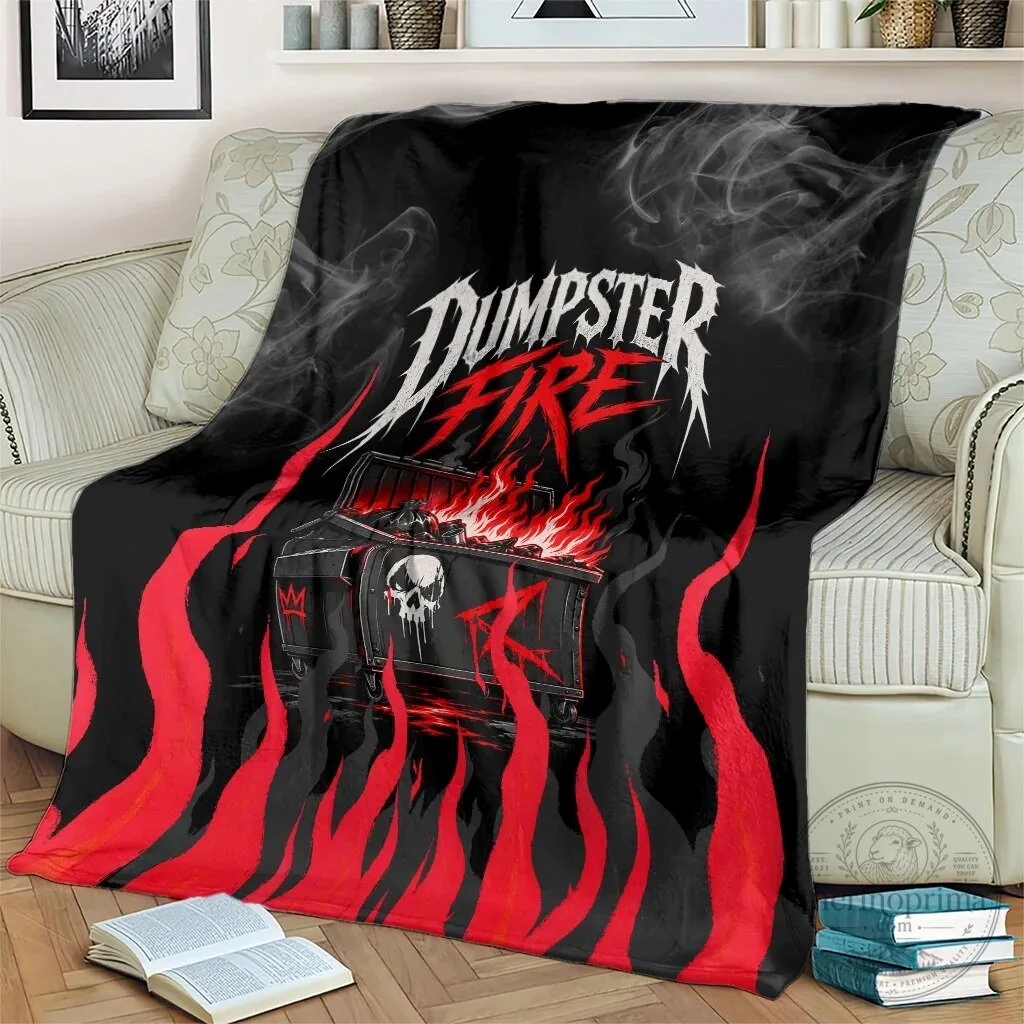 Dumpster Fire Everything is Fine Skull Sarcastic Heavy Metal Blanket 13 Dumpster Fire Everything is Fine Skull Sarcastic Heavy Metal Blanket