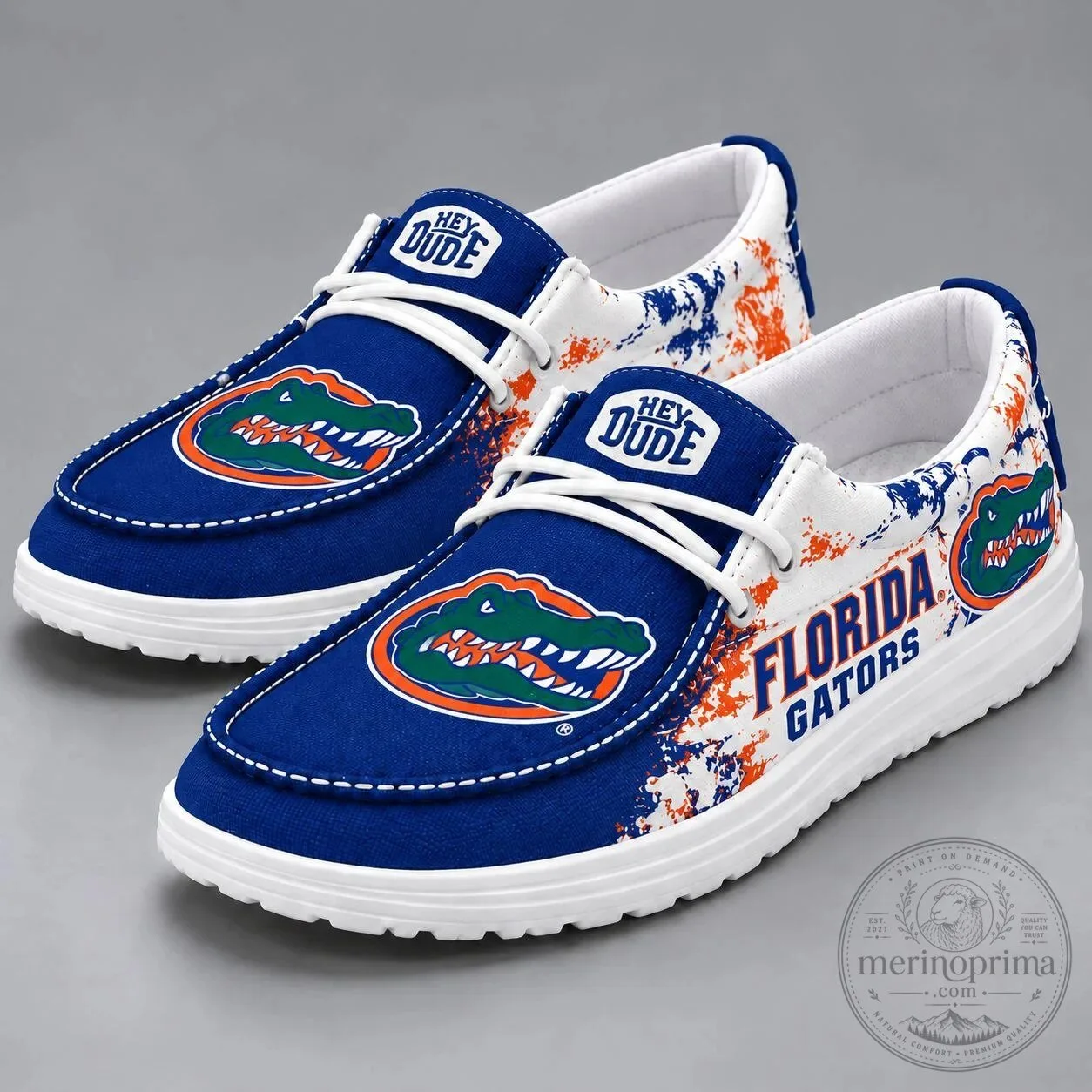 Florida Gators Hey Dude Style Shoes NCAA College Team Logo Footwear