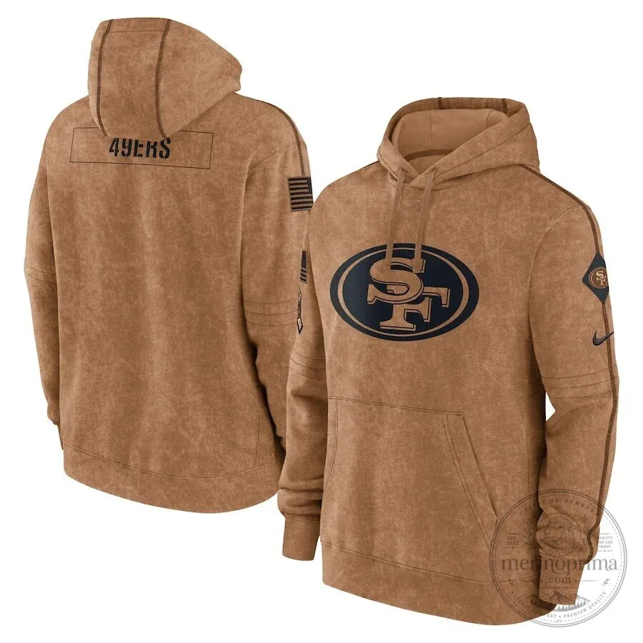Salute to Service San Francisco 49ers NFL Football Team Hoodie