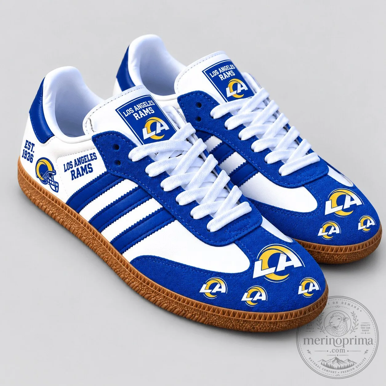 Los Angeles Rams NFL Team Spirit Heritage Samba Shoes