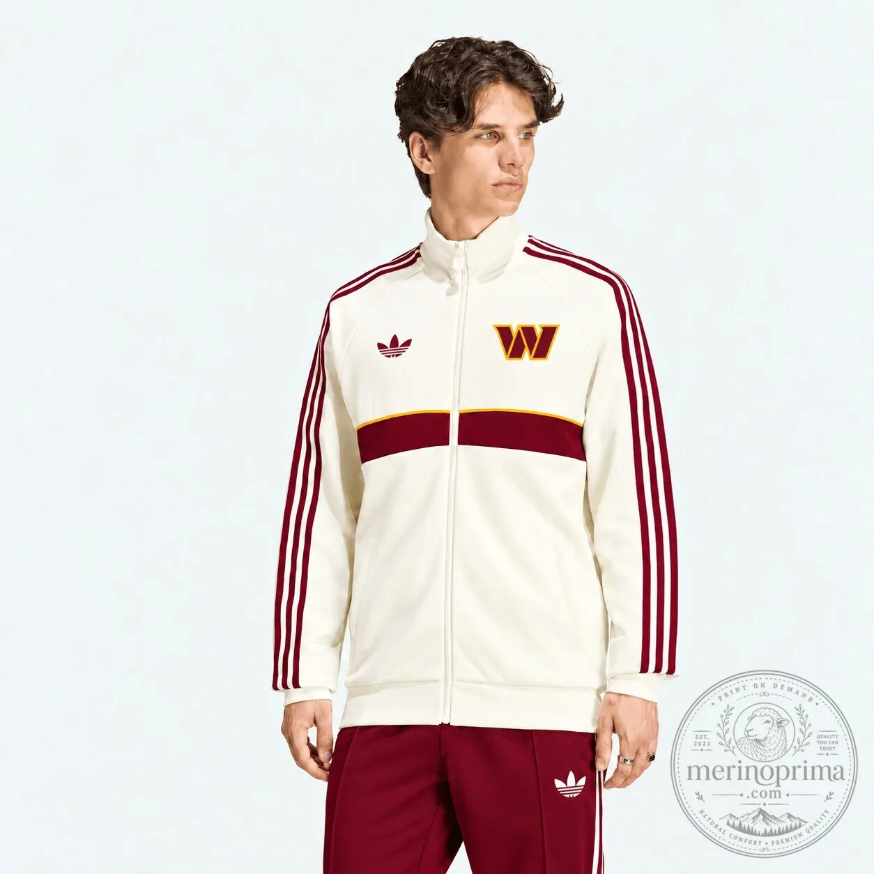 Washington Commanders NFL Classic Team Spirit Stand Collar Track Jacket