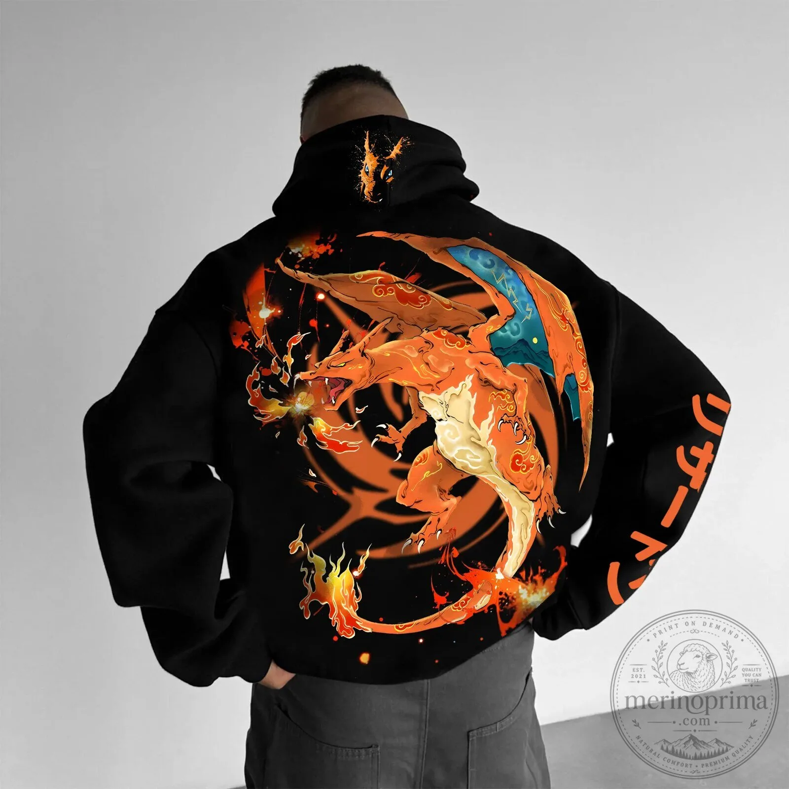 Charizard Pokémon Japanese Streetwear Hoodie