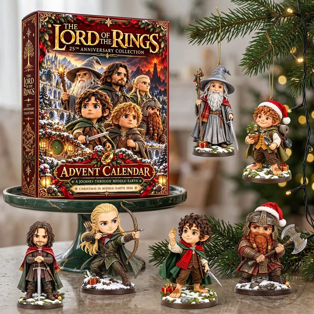 Lord of the Rings 25th Anniversary Christmas Advent Calendar Blind Box