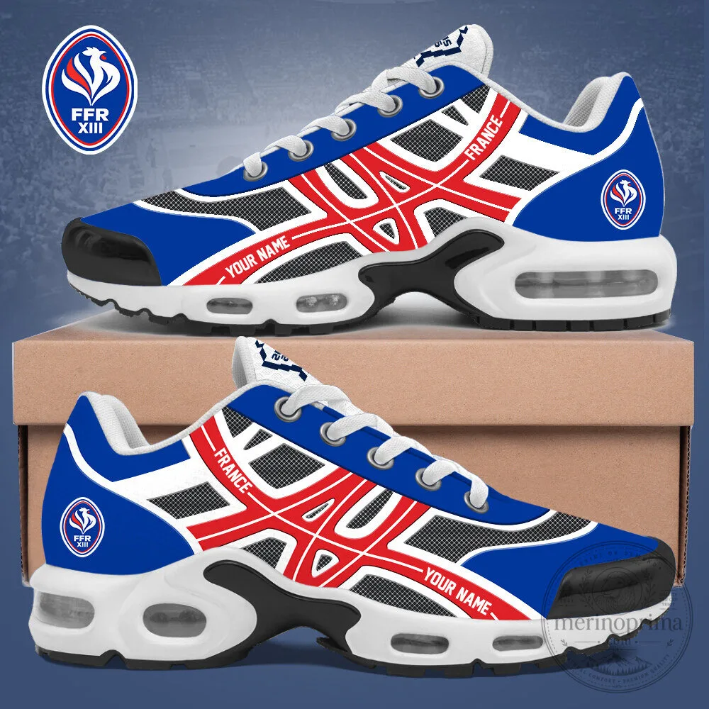 France Rugby League World Cup Personalized Air Max Plus Sneakers