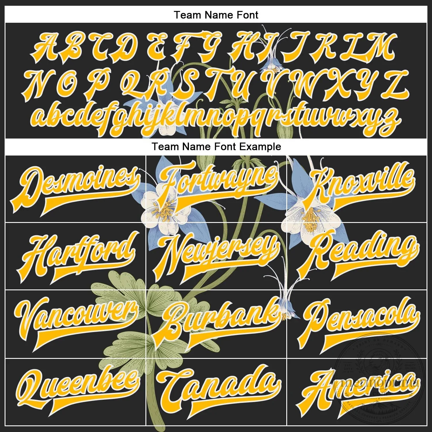 Colorado Rocky Mountain Columbine Flower Custom Black Gold Varsity Jacket 14 Colorado Rocky Mountain Columbine Flower Custom Black Gold Varsity Jacket