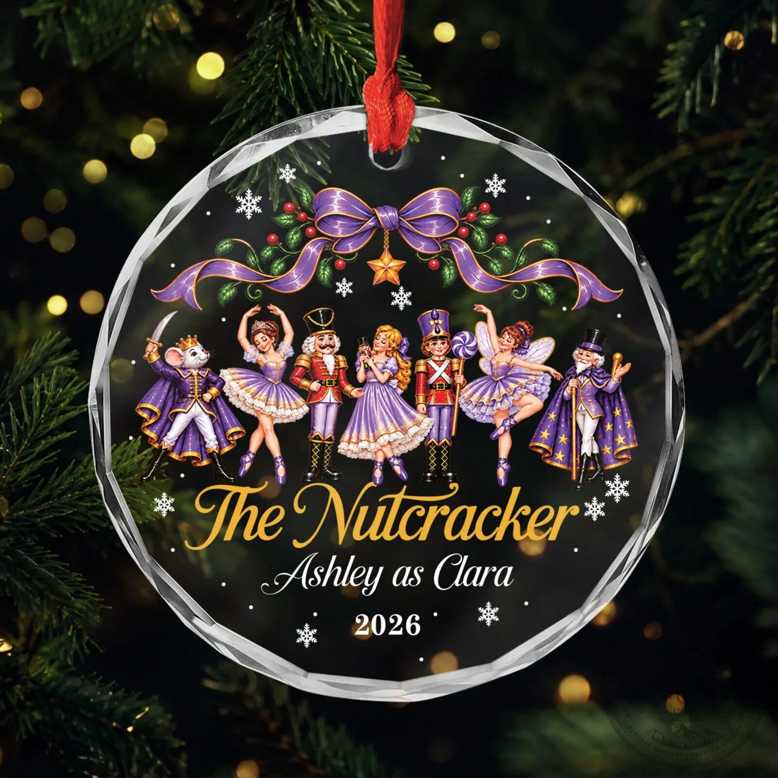The Nutcracker Ballet Personalized Christmas Tree Ornament 10 The Nutcracker Ballet Personalized Christmas Tree Ornament