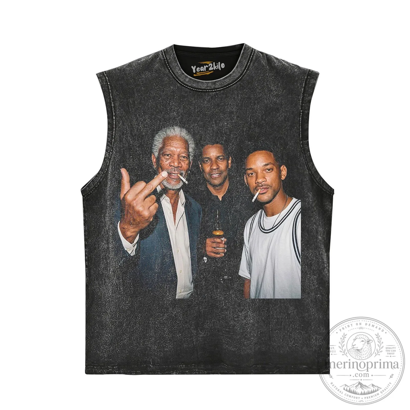 Morgan Freeman Denzel Washington Will Smith Actors Black T-Shirt 13 Morgan Freeman Denzel Washington Will Smith Actors Black T-Shirt