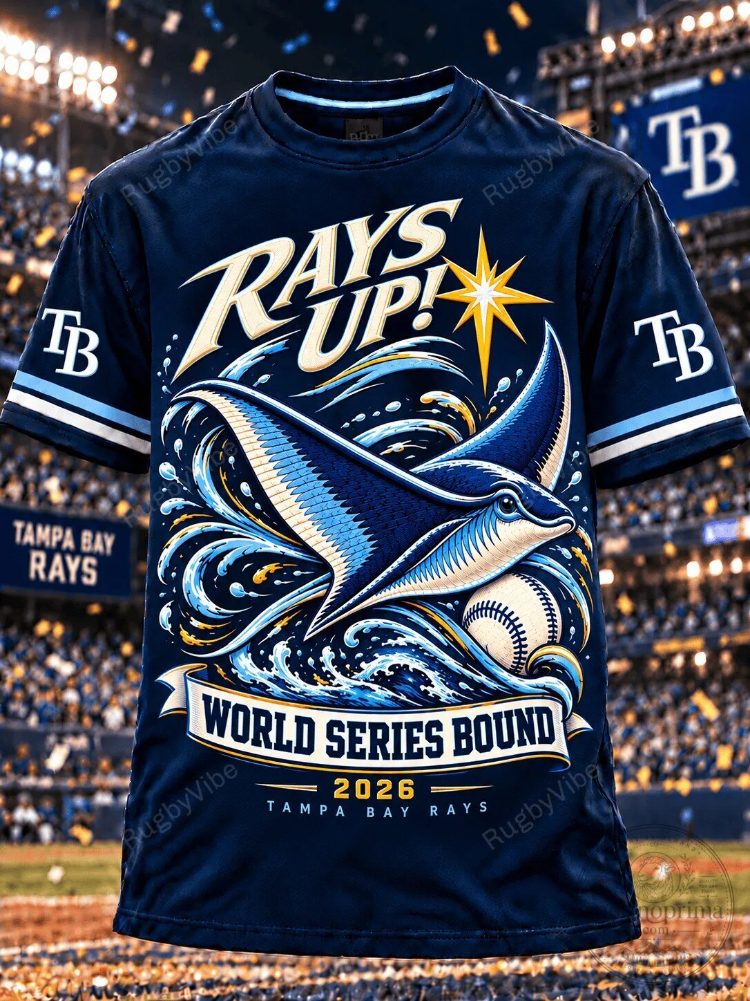 Tampa Bay Rays World Series Bound 2026 Baseball Fan T-Shirt