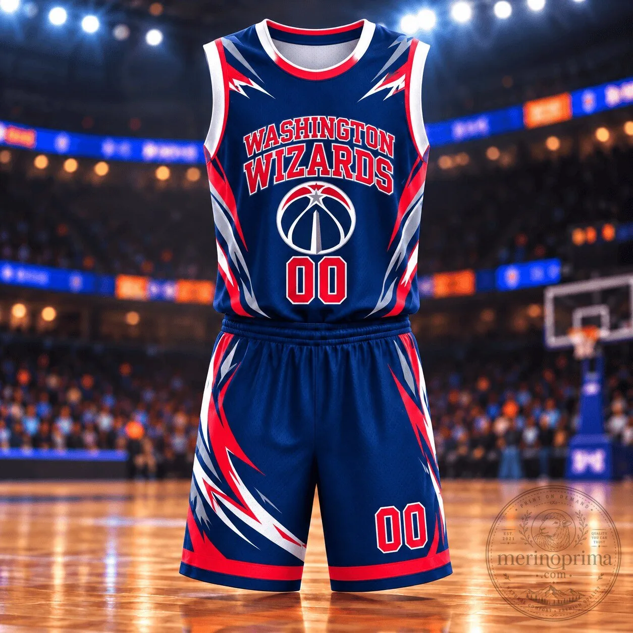 Washington Wizards NBA Personalized Basketball Jersey and Shorts Set