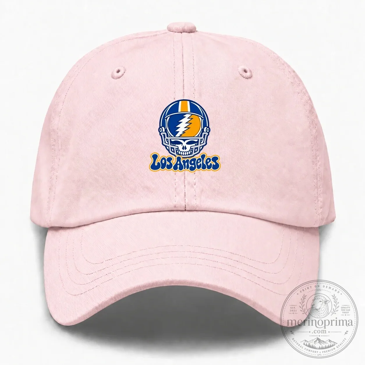Los Angeles Grateful Dead Stealie Football Helmet Embroidered Dad Hat 9 Los Angeles Grateful Dead Stealie Football Helmet Embroidered Dad Hat