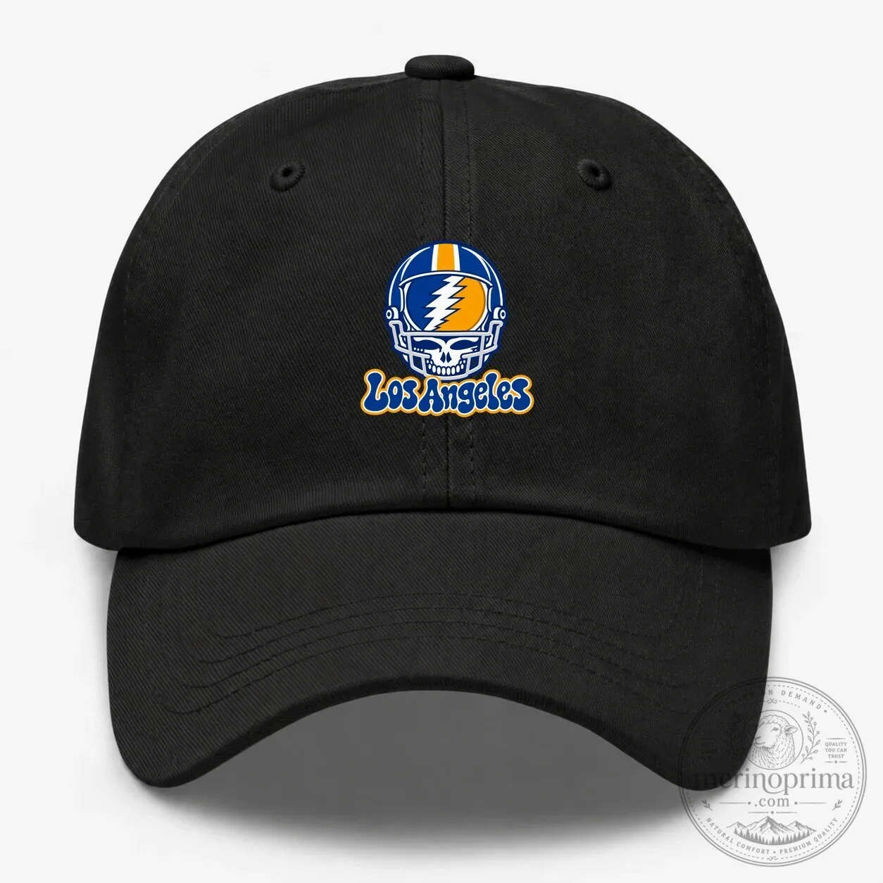 Los Angeles Grateful Dead Stealie Football Helmet Embroidered Dad Hat 10 Los Angeles Grateful Dead Stealie Football Helmet Embroidered Dad Hat
