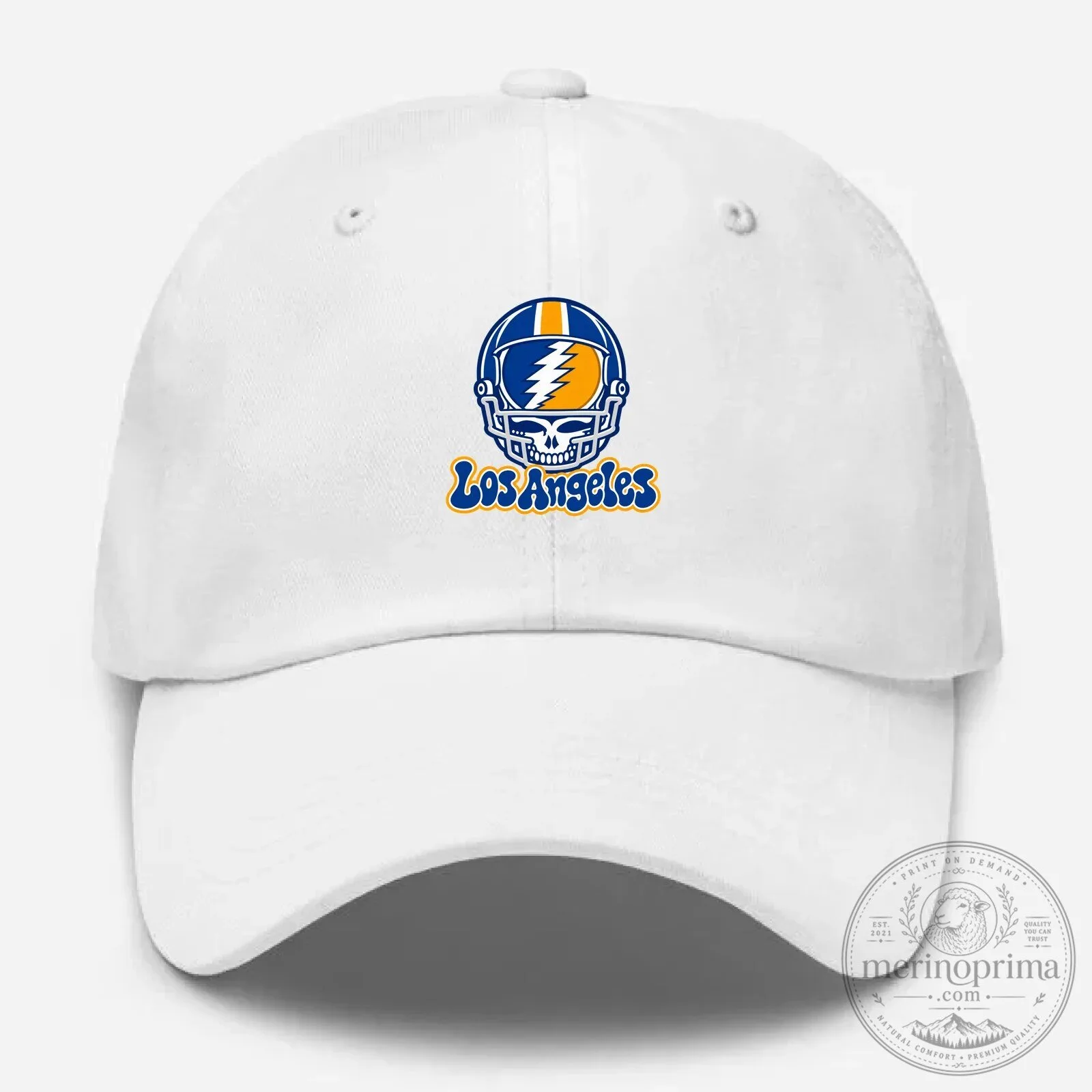 Los Angeles Grateful Dead Stealie Football Helmet Embroidered Dad Hat 11 Los Angeles Grateful Dead Stealie Football Helmet Embroidered Dad Hat