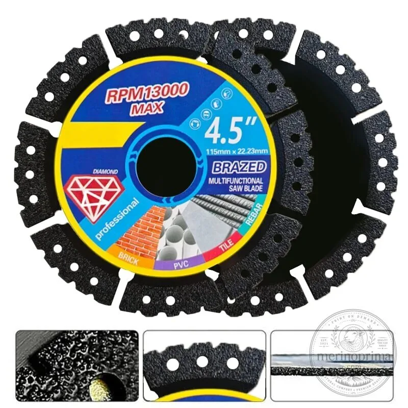 4.5 Inch Diamond Brazed Multifunctional Saw Blade for Multi-Material Cutting 17 4.5 Inch Diamond Brazed Multifunctional Saw Blade for Multi-Material Cutting